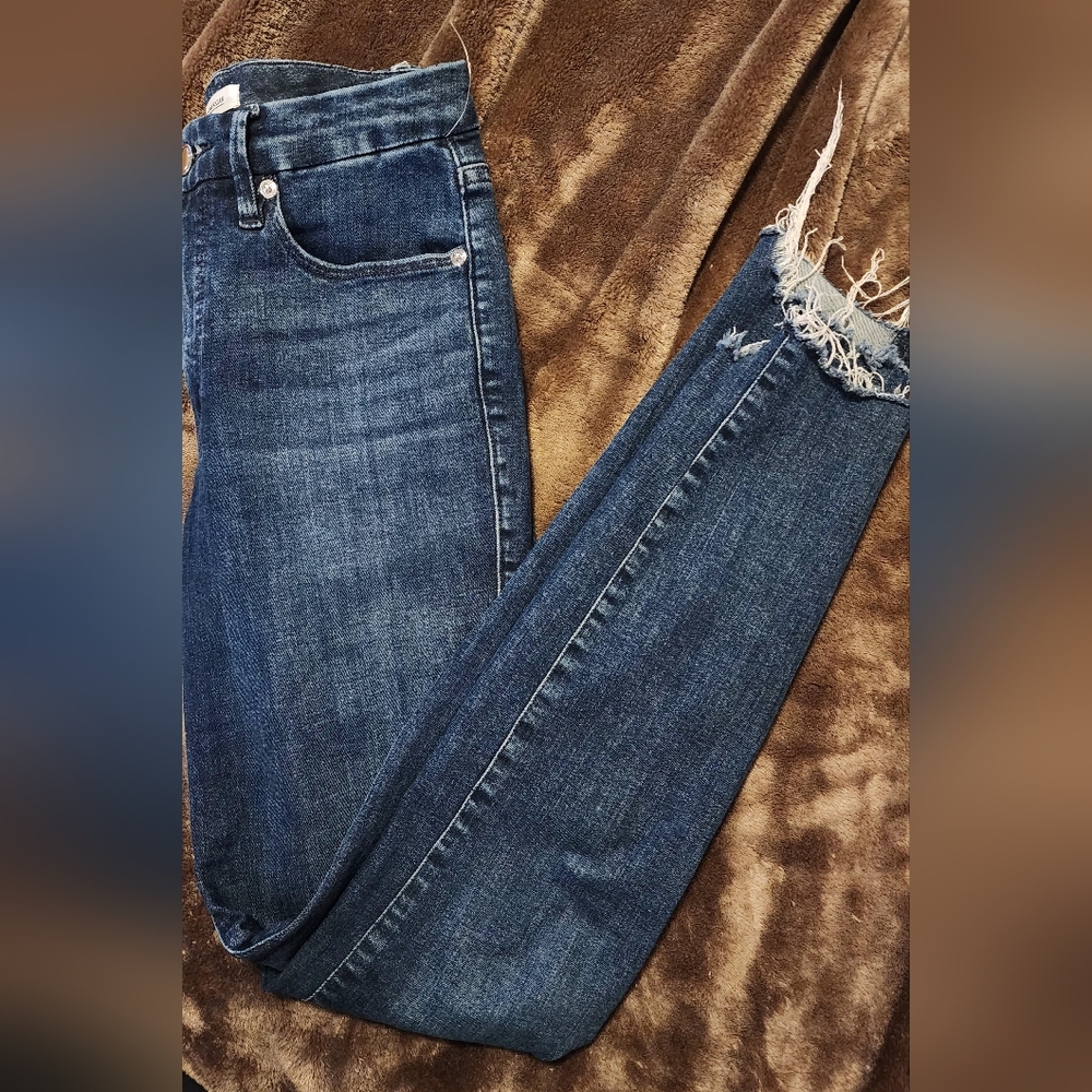 Good American "Good Legs" size 4 dark blue jeans